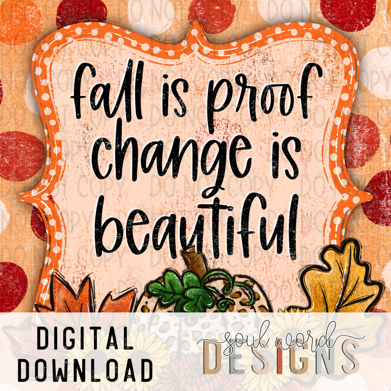 Fall Is Proof Social Media Post Graphic - DIGITAL DOWNLOAD