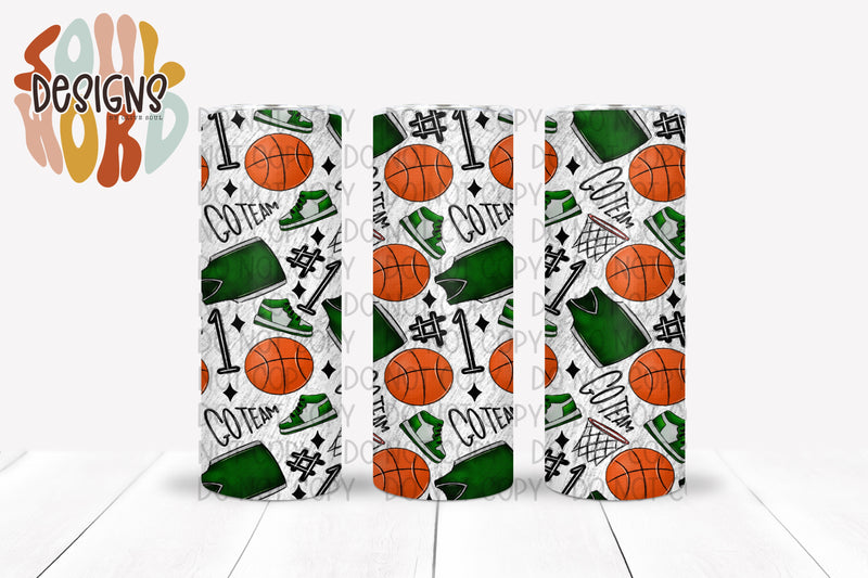 Basketball Go Team Seamless - DIGITAL DOWNLOAD