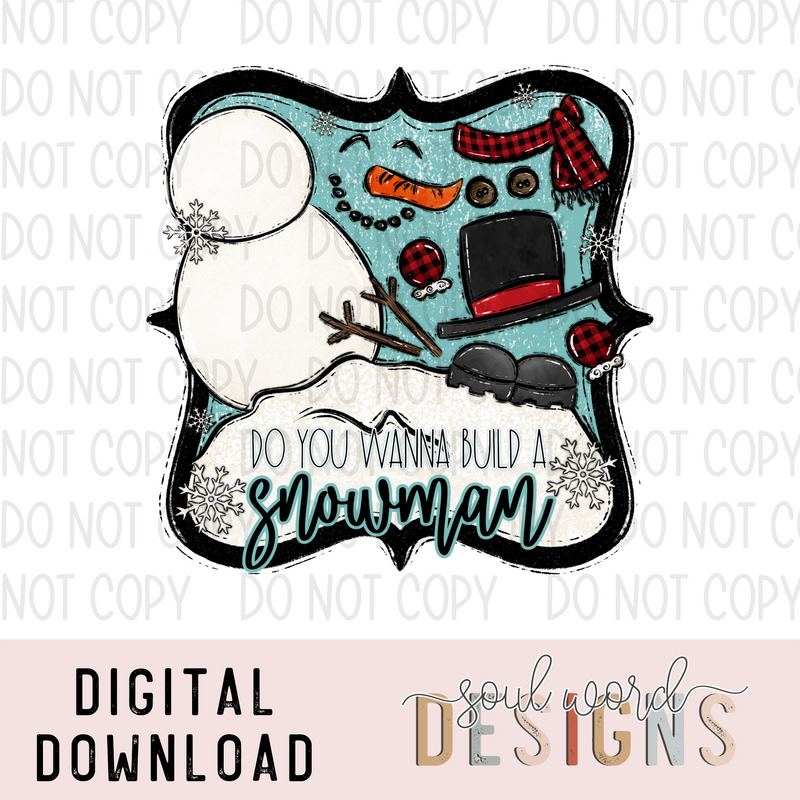 Do You Wanna Build A Snowman - DIGITAL DOWNLOAD