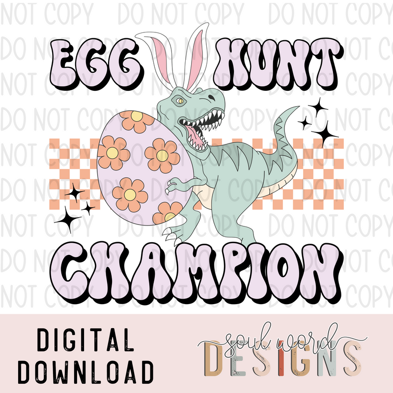 Egg Hunt Champion Purple - DIGITAL DOWNLOAD