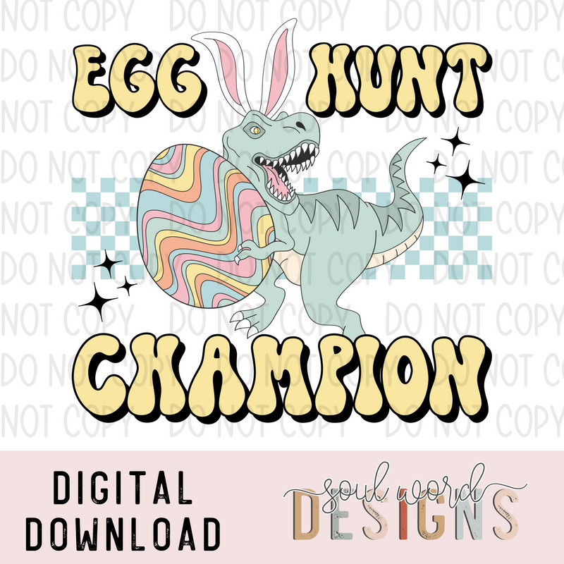 Egg Hunt Champion Yellow - DIGITAL DOWNLOAD