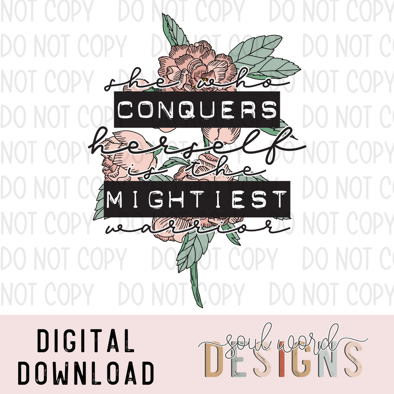 She Who Conquers Herself - DIGITAL DOWNLOAD