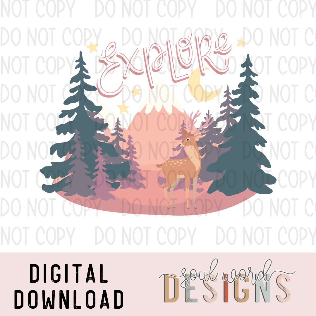 Explore Scene - DIGITAL DOWNLOAD – Olive Soul