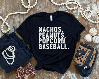 Nachos Peanuts Popcorn Baseball - DIGITAL DOWNLOAD