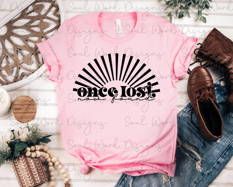 Once Lost Now Found Single Color - DIGITAL DOWNLOAD