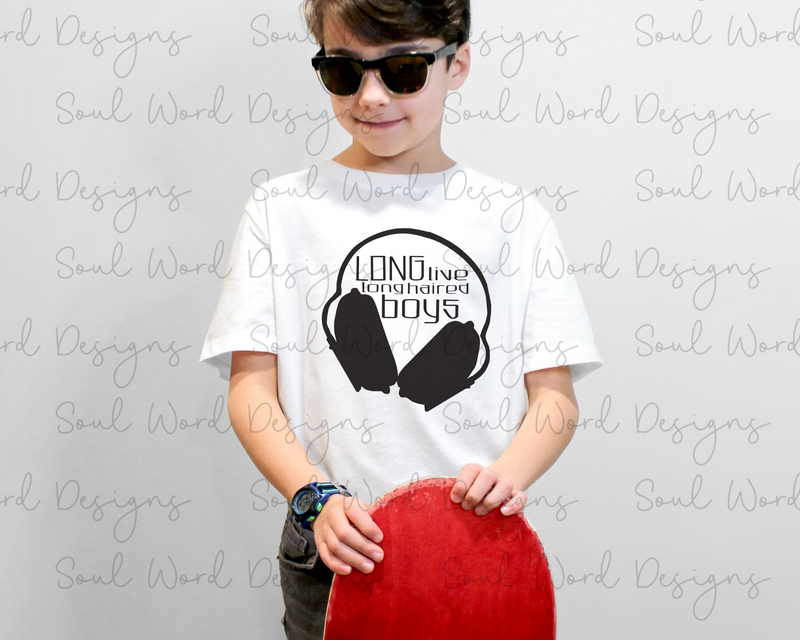 Long Live Long Haired Boys Tee Design - DIGITAL DOWNLOAD
