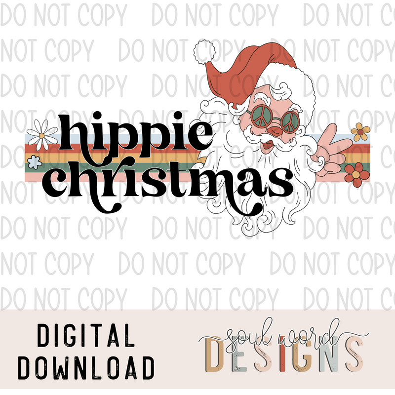 Hippie Christmas - DIGITAL DOWNLOAD