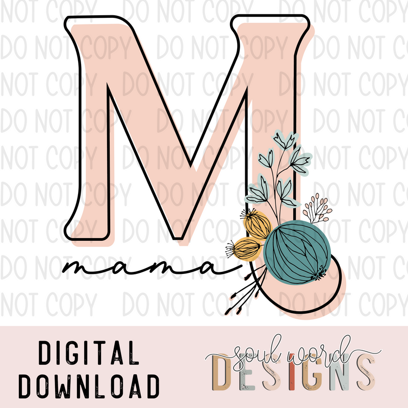 Mama Initial - DIGITAL DOWNLOAD