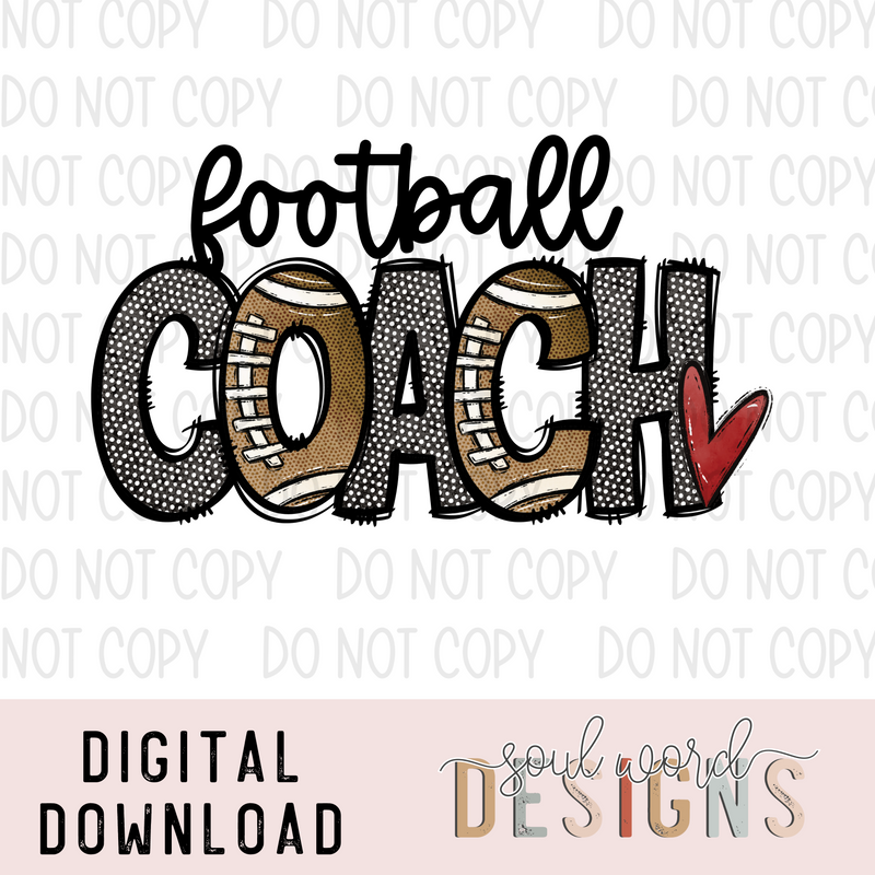 Football Coach - DIGITAL DOWNLOAD