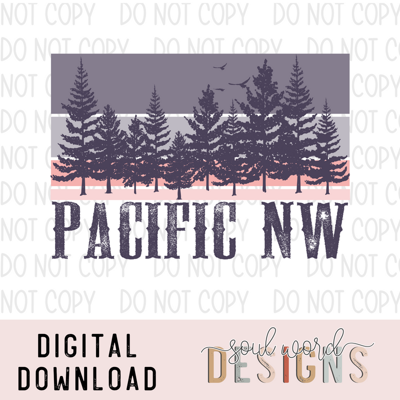 Pacific NW Purple - DIGITAL DOWNLOAD