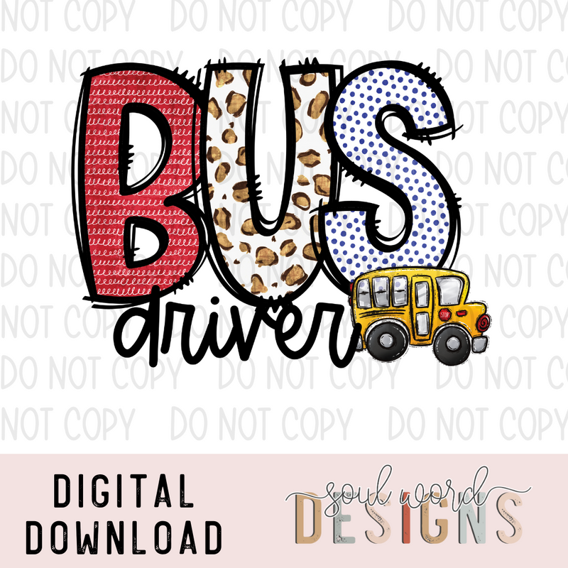 Bus Driver - DIGITAL DOWNLOAD