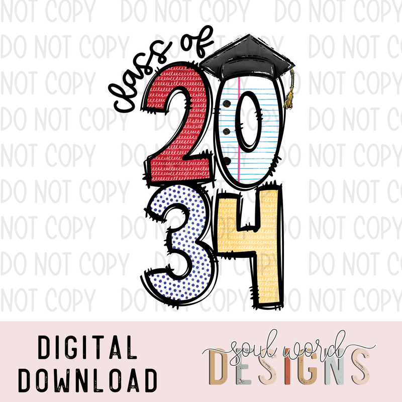 Class of 2034 - DIGITAL DOWNLOAD