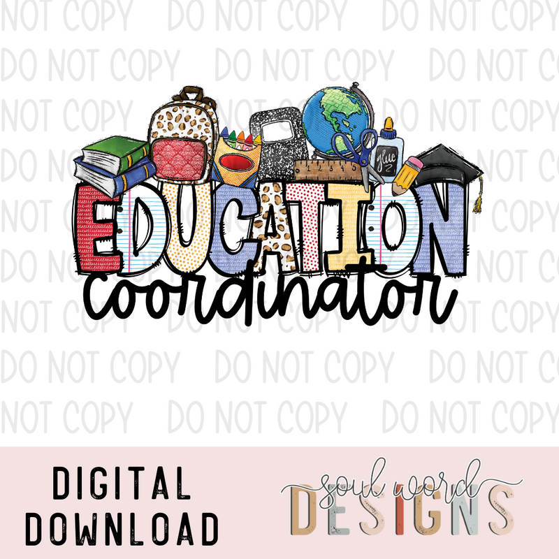 Education Coordinator - DIGITAL DOWNLOAD