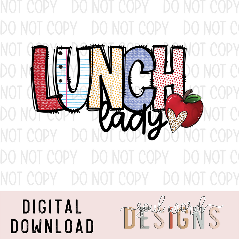 Lunch Lady  - DIGITAL DOWNLOAD