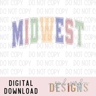 Midwest Pastels - DIGITAL DOWNLOAD