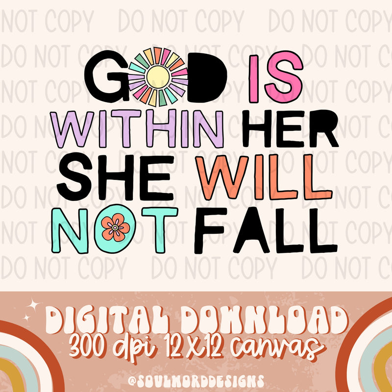 God Is Within Her - DIGITAL DOWNLOAD