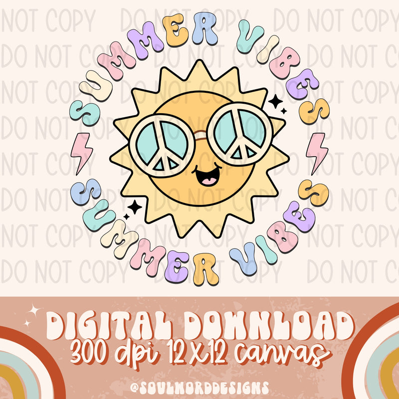 Summer Vibes Retro - DIGITAL DOWNLOAD