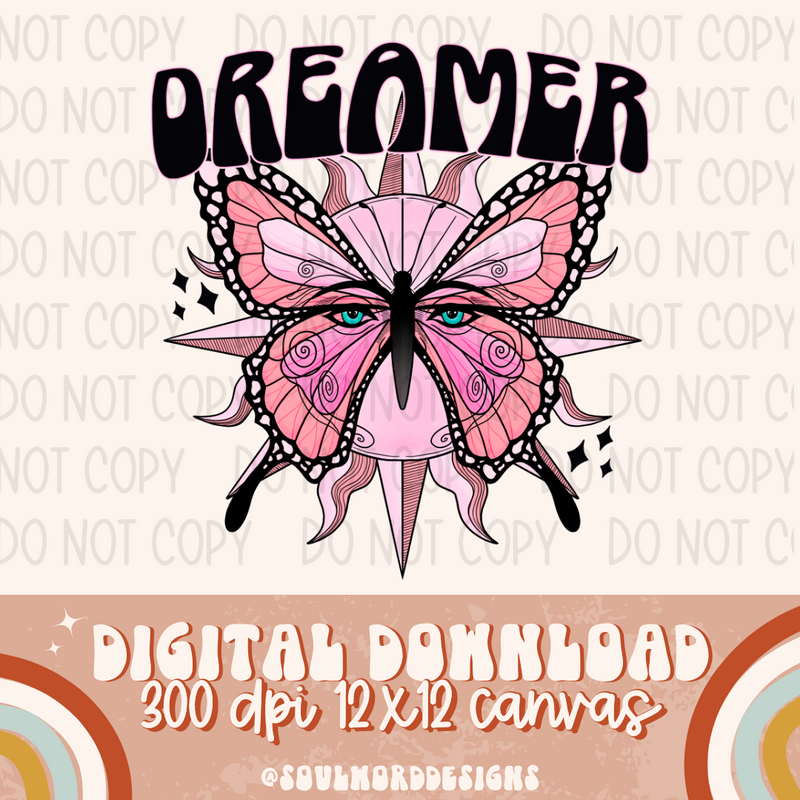 Dreamer Butterfly Eyes - DIGITAL DOWNLOAD