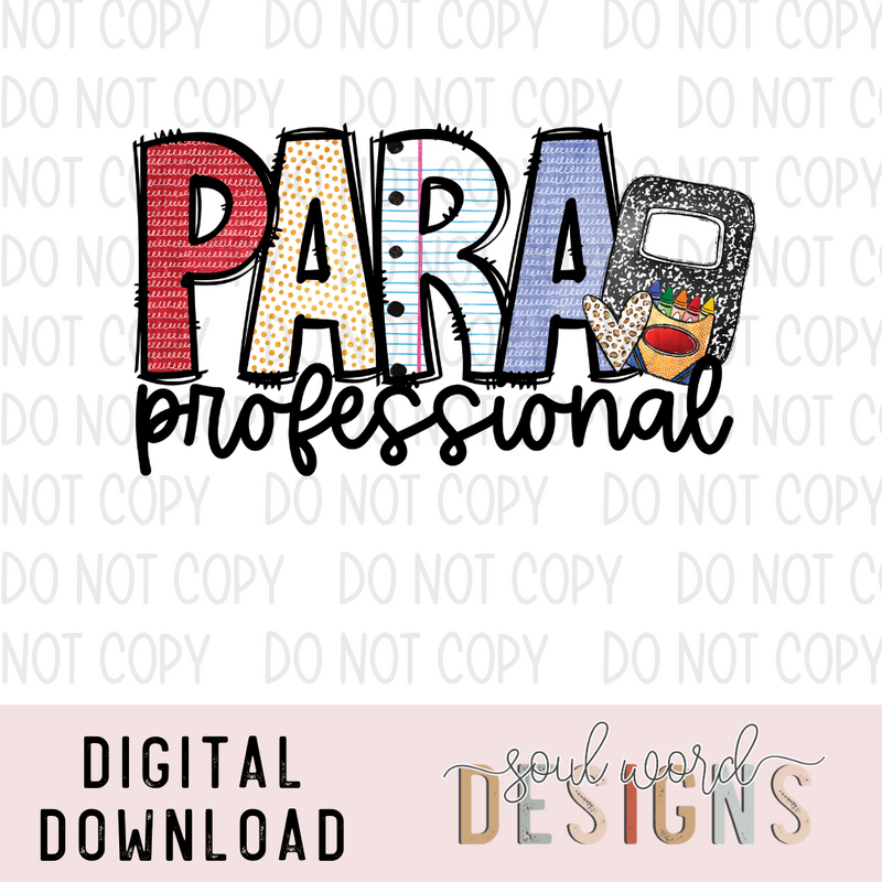 Paraprofessional - DIGITAL DOWNLOAD