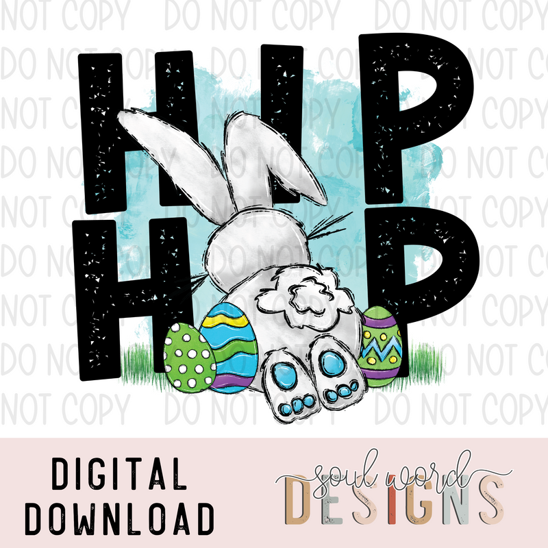 Hip Hop Blue - DIGITAL DOWNLOAD