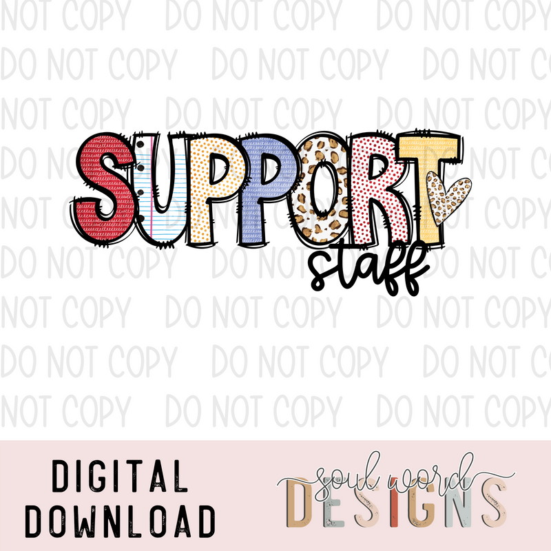 Support Staff - DIGITAL DOWNLOAD