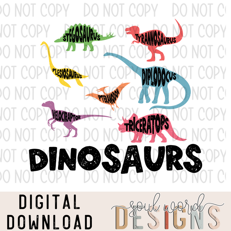 Dinosaurs - DIGITAL DOWNLOAD