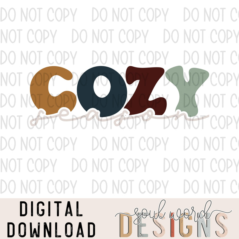 Cozy Season Fall Colors- DIGITAL DOWNLOAD